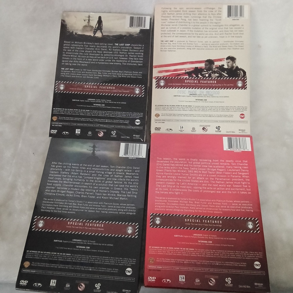 The Last Ship DVD Bundle Seasons 2 3 4 5 TNT Series New Factory Sealed Set - Picture 2 of 2